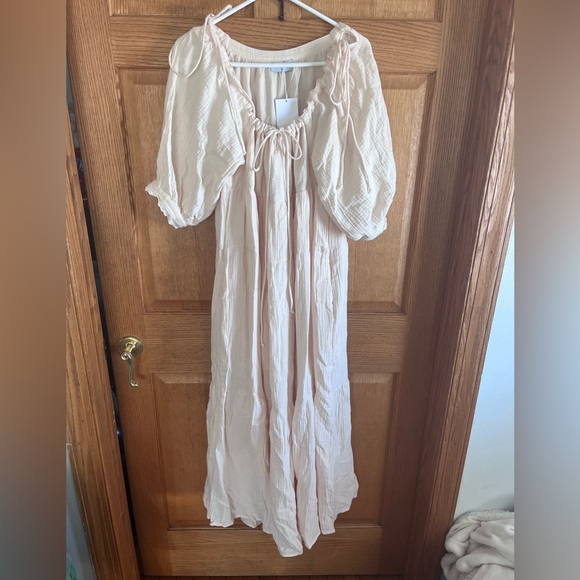 Worth collection Goddess babydoll whimsical maxi dress
Blush color size medium - Picture 1 of 7